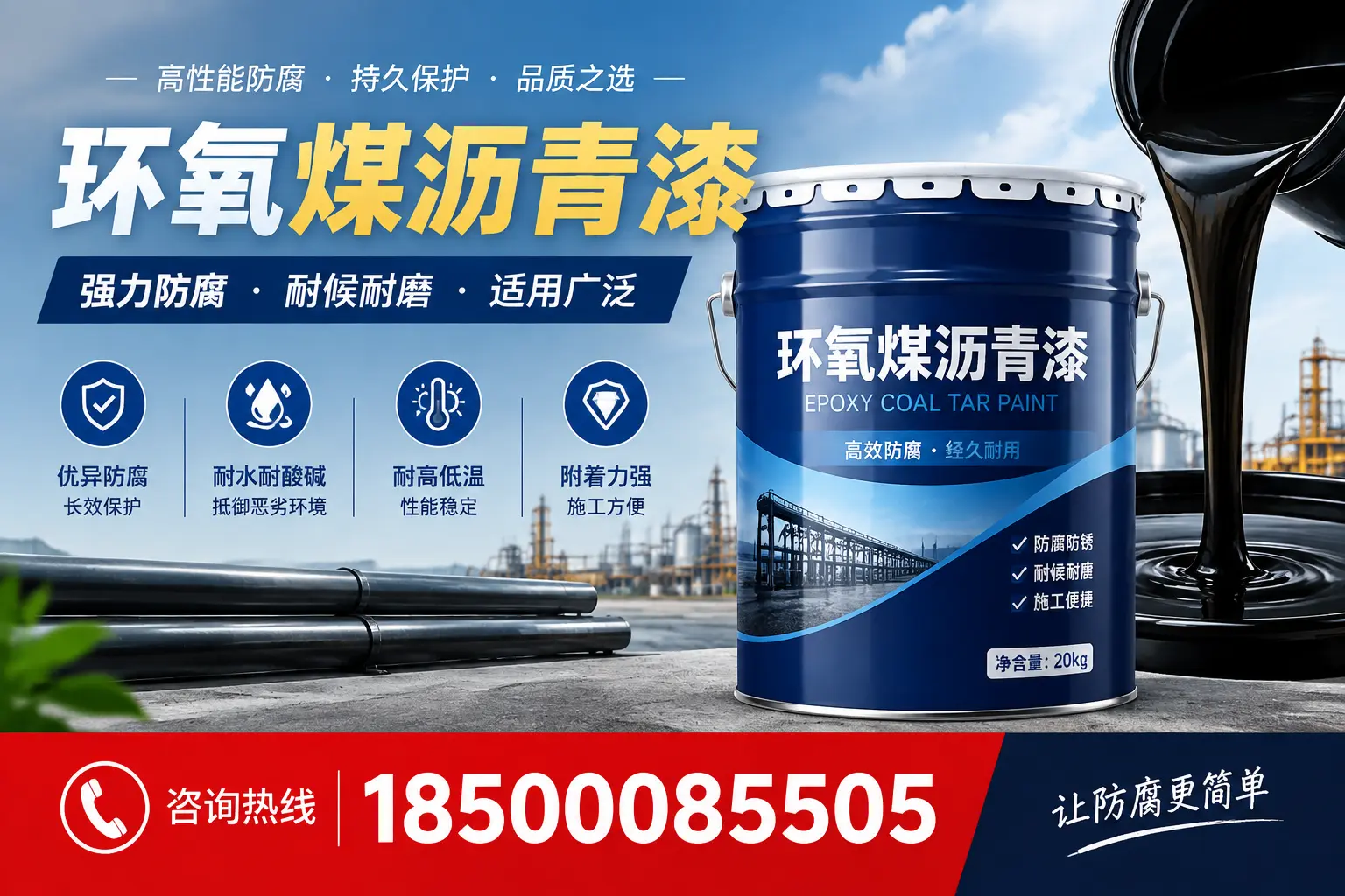 环氧煤沥青漆在不同气候条件下的表现分析,万宁适用性
